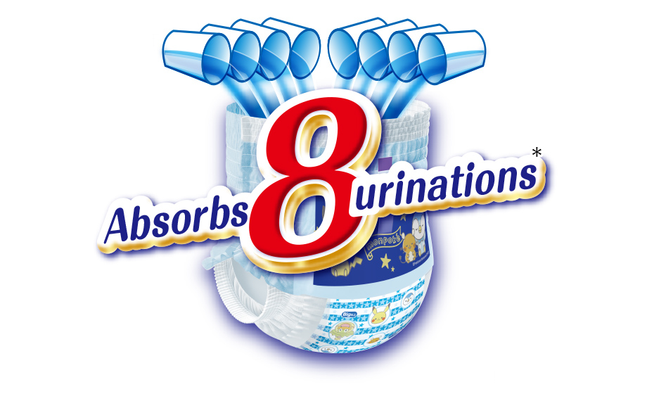 Absorbs 8 urinations*